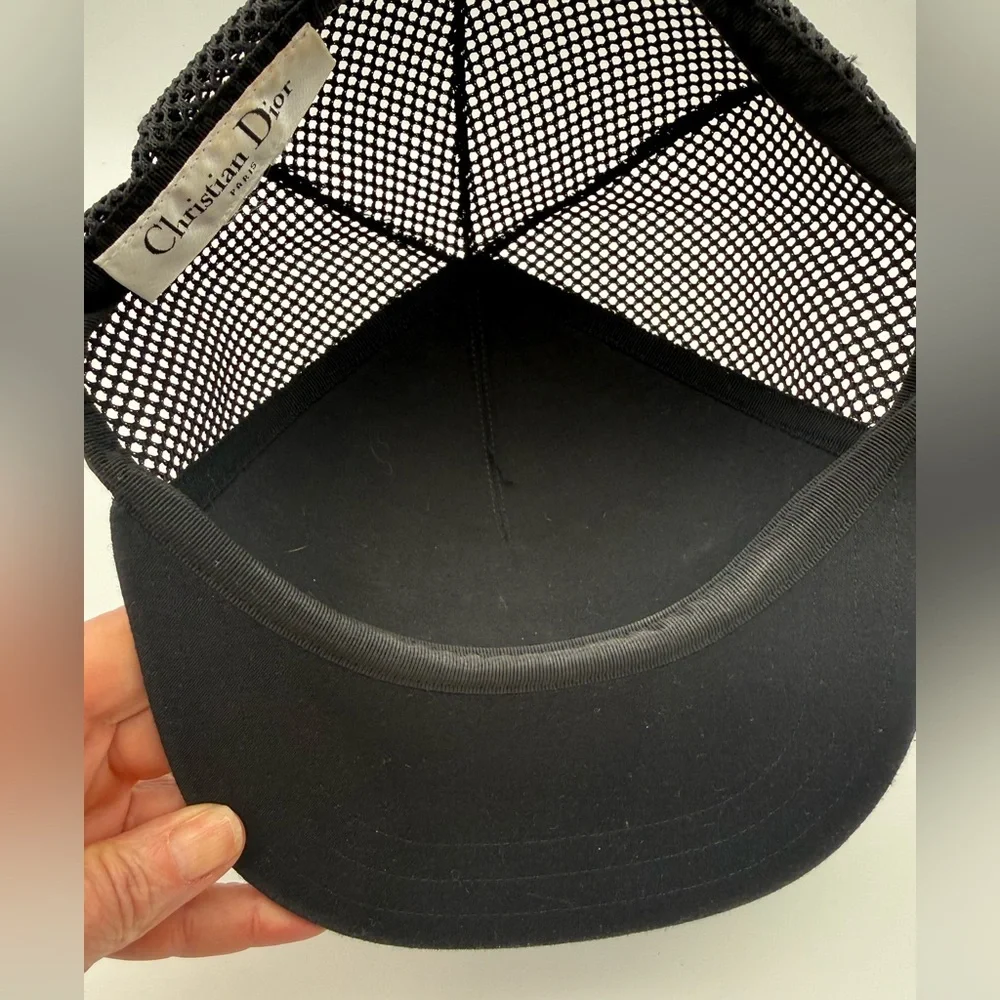 Christian Dior Beaded Mesh Trucker Hat - Picture 10 of 17